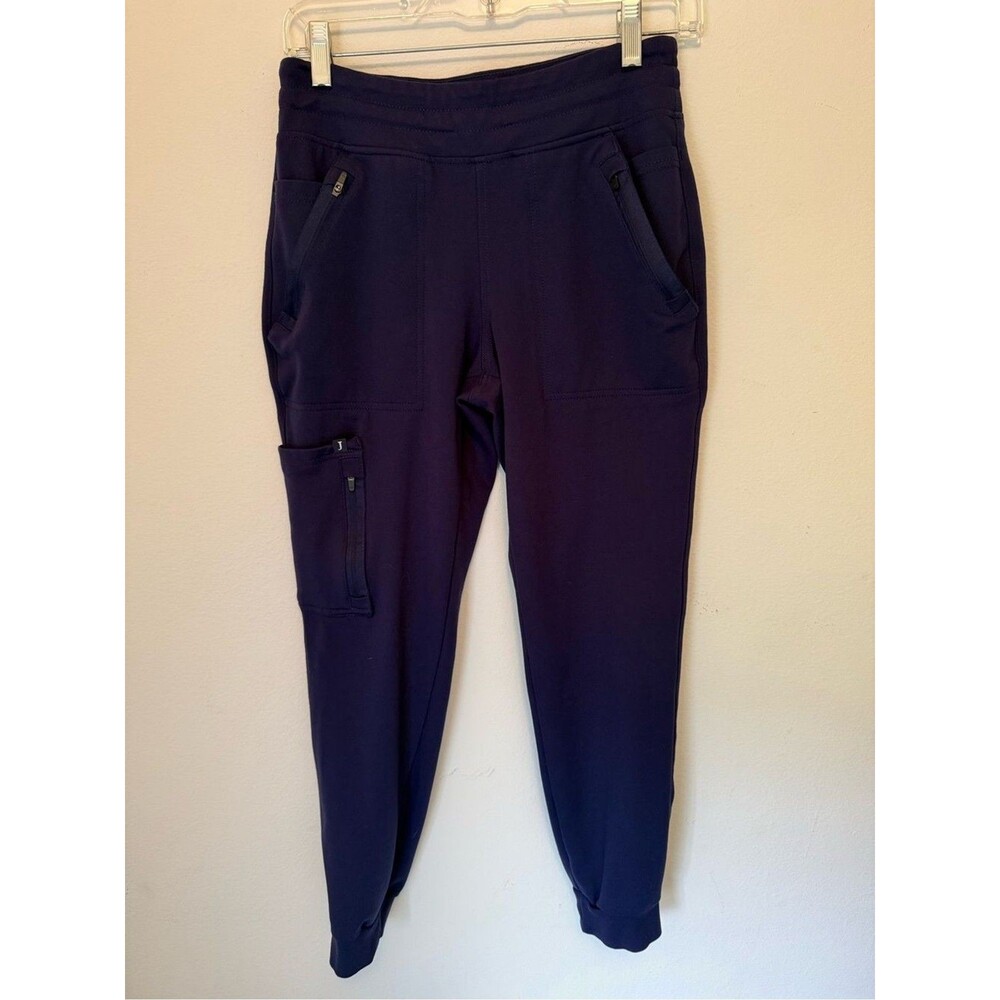 Jaanuu 10-Pocket Scrub Jogger Pants Midnight Navy Size Small Petite SP